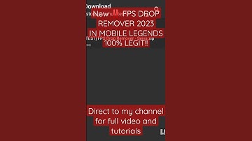 NEW‼️FPS DROP REMOVER 2023 IN MOBILE LEGENDS #mlbb #mobilelegends #shorts #shortsvideo #tutorial