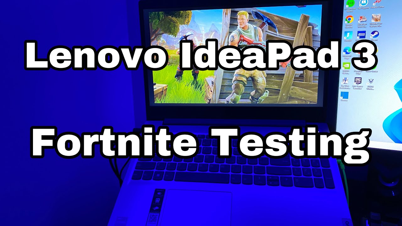 Testing Fortnite on Lenovo IdeaPad 3 YouTube