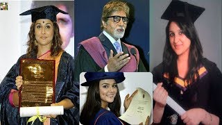 Top 6 Highly Educated Bollywood Celebrity | By Hottest & Funniest Videos ❤