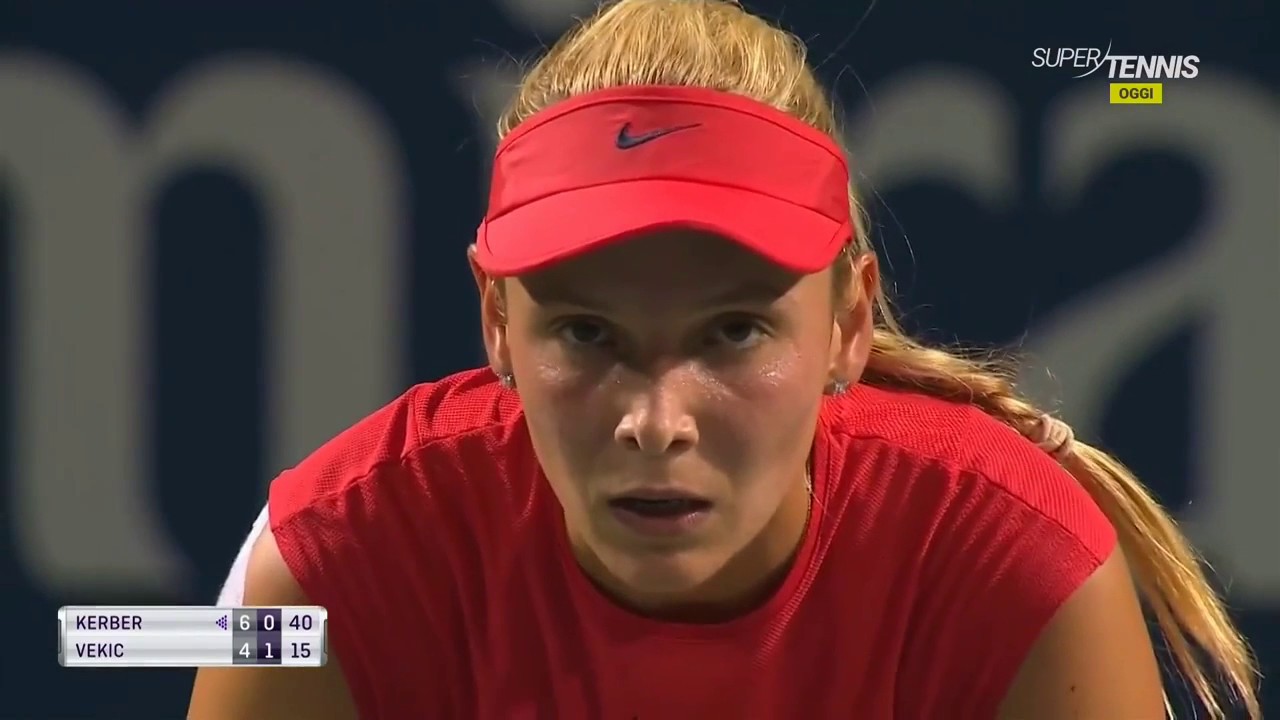 Angelique Kerber vs Donna Vekic - TORONTO 2017 HIGHLIGHTS - YouTube