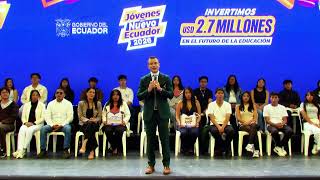 Programa de becas nacionales “Jóvenes del Nuevo Ecuador 2026”