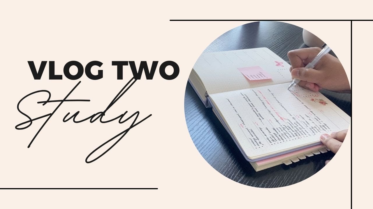 Vlog 2 : Slow Study With Me ☁️ | Peaceful Productivity