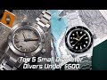 5 Compact Microbrand Dive Watches Under $500 - Great For Slim Wrists