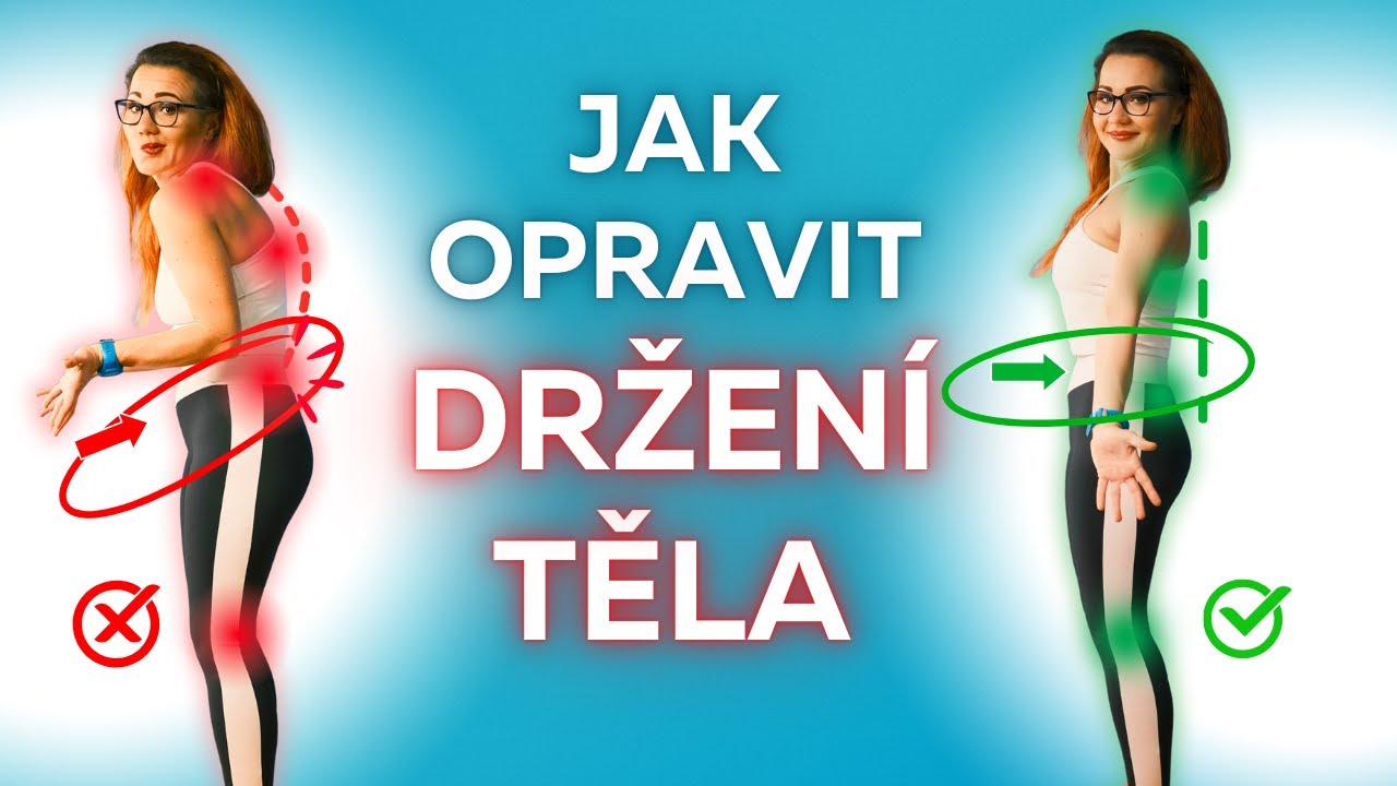 Jak na správné DRŽENÍ TĚLA - KOMPLETNÍ NÁVOD #cvičení #postura #záda #trenink