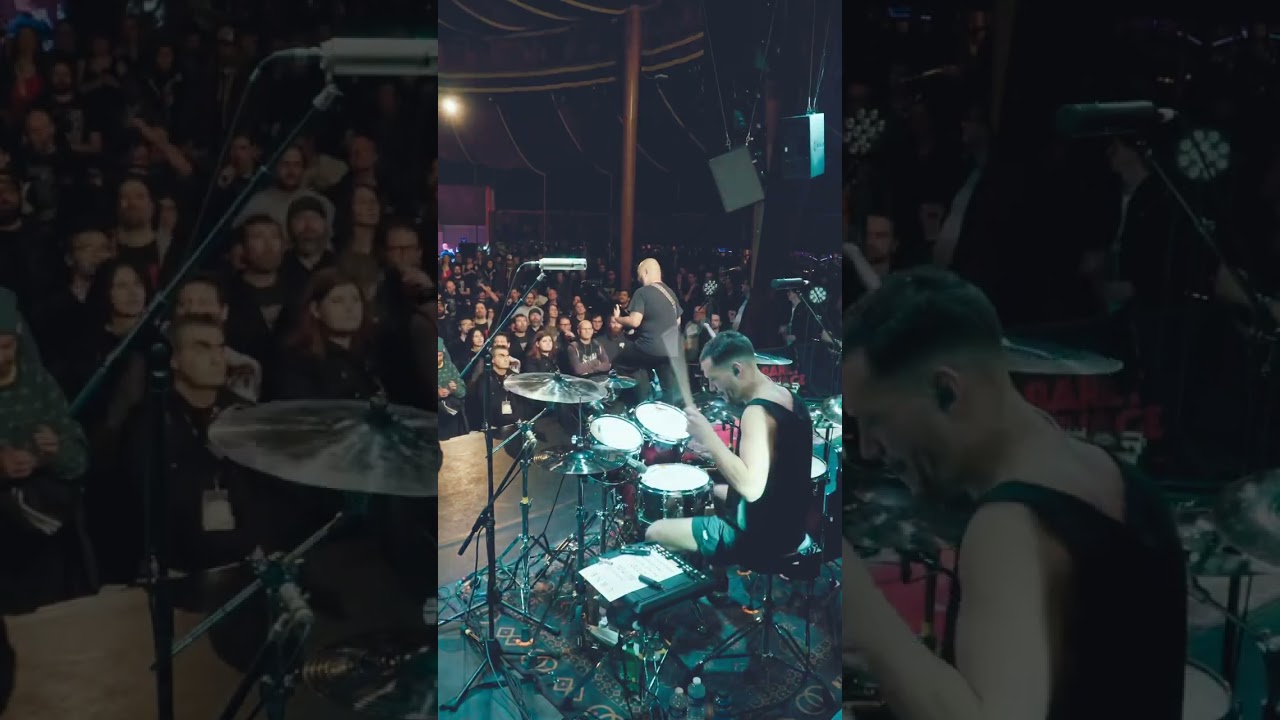 Urne ‘Becoming the Ocean’ live drum cam
