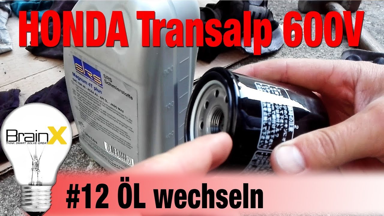#12 Honda Transalp 600V - ÖL wechseln leicht gemacht