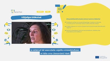MentorTrain Video M4-1 - Facilitate the first steps in the job post (Estonian)