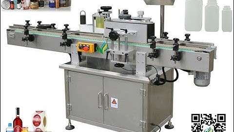 automatic wrap around square bottle labeling machine adhesive sticker labeler Étiqueteuse