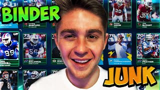 What to do With Your Binder Junk in Madden 26!