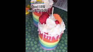 Making Rainbow  Candle Cakes | LGBT ️‍ inspired custom candle