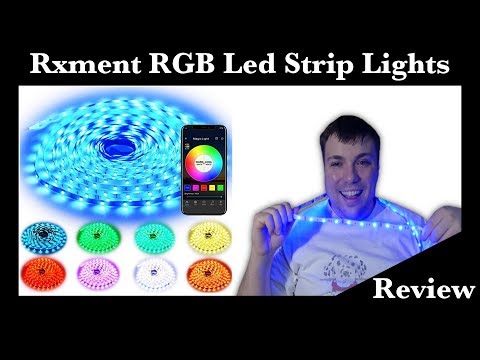 Best Led Lights? - Rxment RGB LED Strip Lights with Remote Review / Impressions - Mumbles Videos