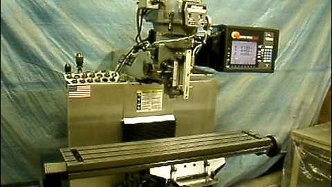 Bridgeport Miller rebuilt. Incl new R8 collet rack design & new Quik Twist quill handle