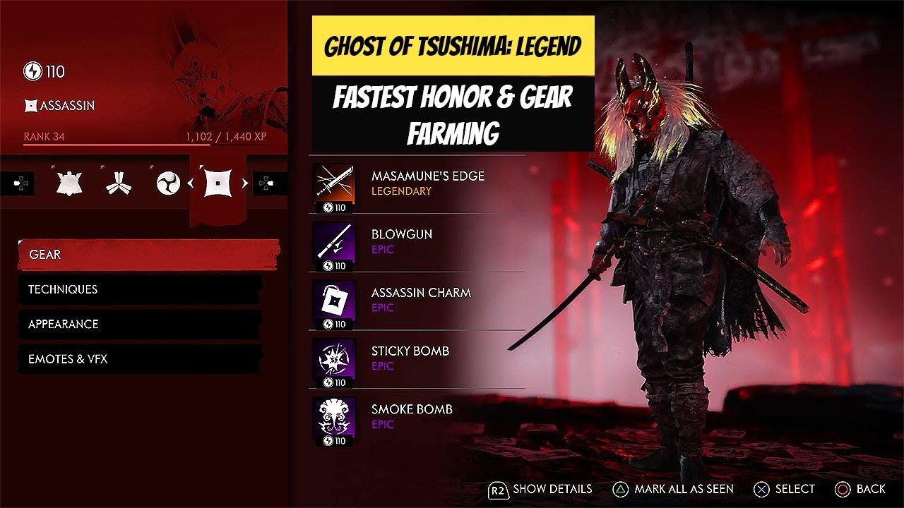 Ghost of Tsushima: Legends - How to Hit Ki Level 110 Fast and Without  Nightmare Difficulty