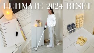 REALISTIC NEW YEAR RESET | deep cleaning,  healthy habits + getting on track for 2024