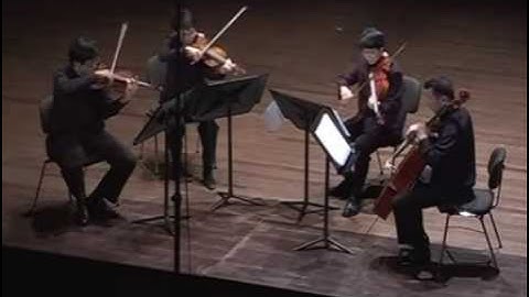 Tan Chan Boon - String Quartet No. 3, Op. 45 (2002-2004) - Mvt 1