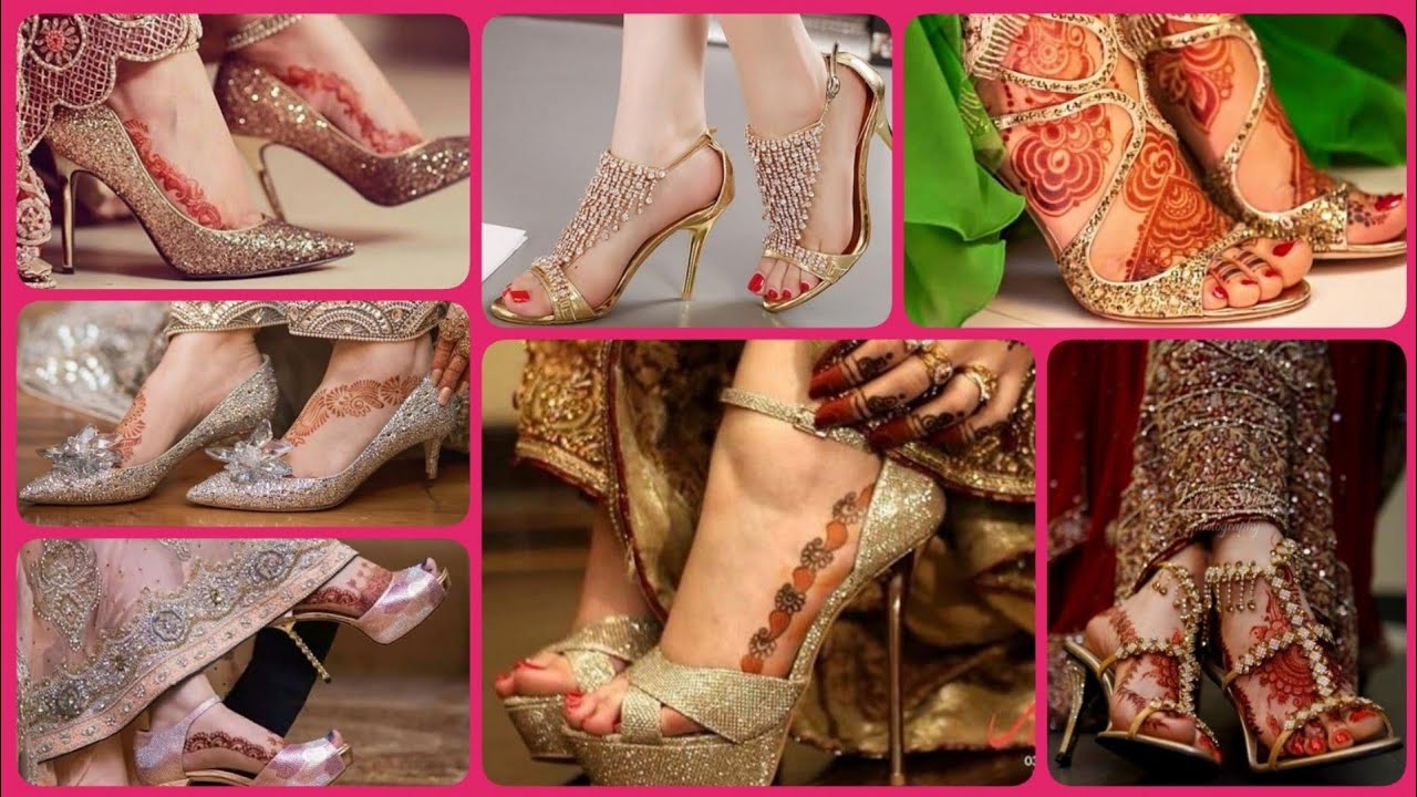 Very Beautiful bridal sandal designs for girls 2019 Latest high heels for  wedding - YouTube