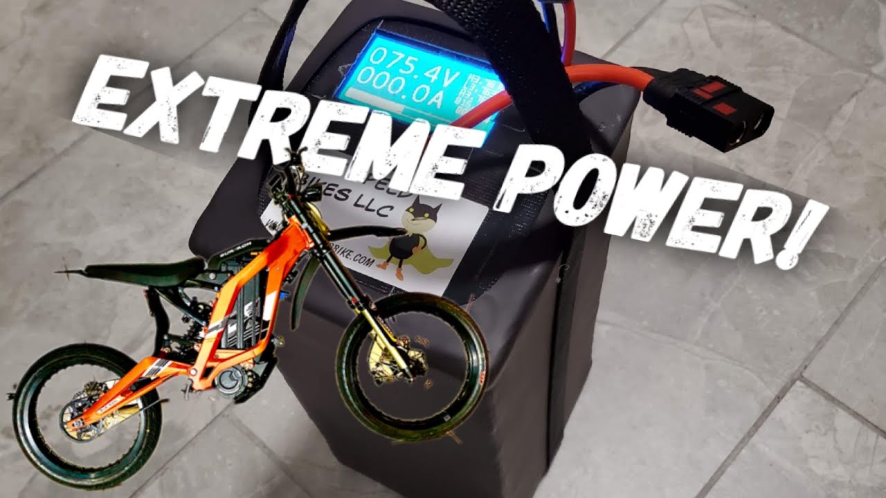 SUR RON eBIKE 72v BATTERY IS HERE 