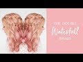 Pretty hairstyles - the double waterfall braid tutorial