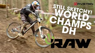 STILL SKETCHY!! World Championships DOWNHILL MTB Vital RAW