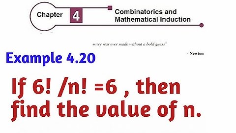 Class 11 Chapter 4 Combinatorics and Mathematical Induction Example 4.20