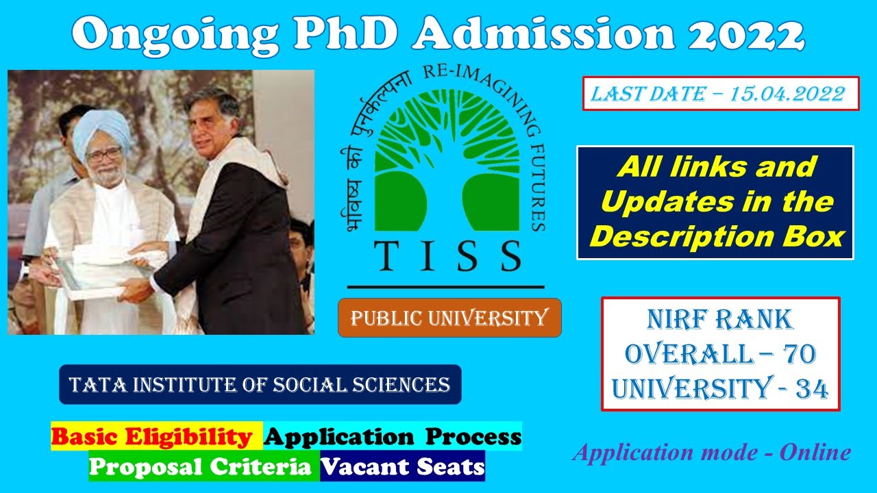 tiss phd application form 2022