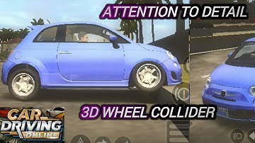 3D Wheel Collider In Car Driving Online - Realistic Physics