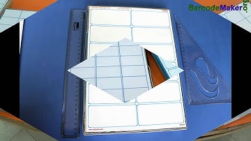 Printing barcode labels by using Laser Printer