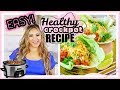 Easy Healthy Crockpot Recipe! Enchilada Lettuce Cup Tacos