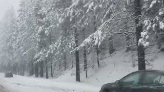 Snowstorm continues to impact the Sierra Nevada
