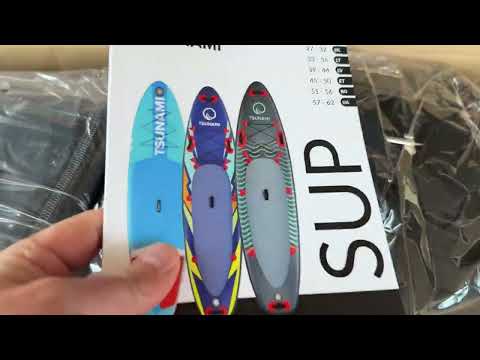 Надувная доска SUP TSUNAMI 320 см с веслом Bolt T07
