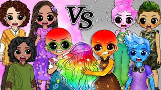 Encanto Mirabel VS Elemental Ember  Who is the most beautiful? WOW Amazing Doll & DIYs Paper Crafts