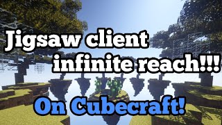 How to use Infinite reach(Jigsaw client) on CubeCraft 1.8!!