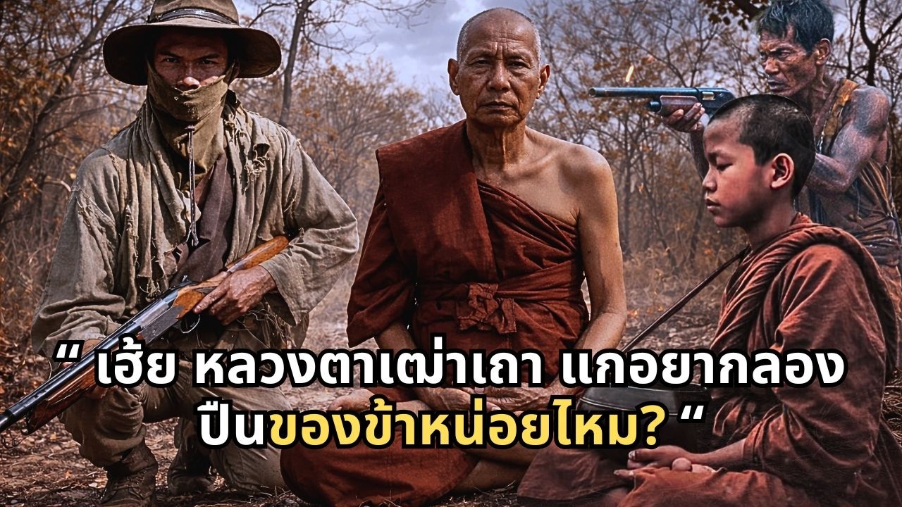 “ถ้ายิงกู ฟ้าจะผ่ามึง!” ปาฏิหาริย์หลวงพ่อผล วัดเทียนดัด โจรทั้งแก๊งต้องชะงัก!