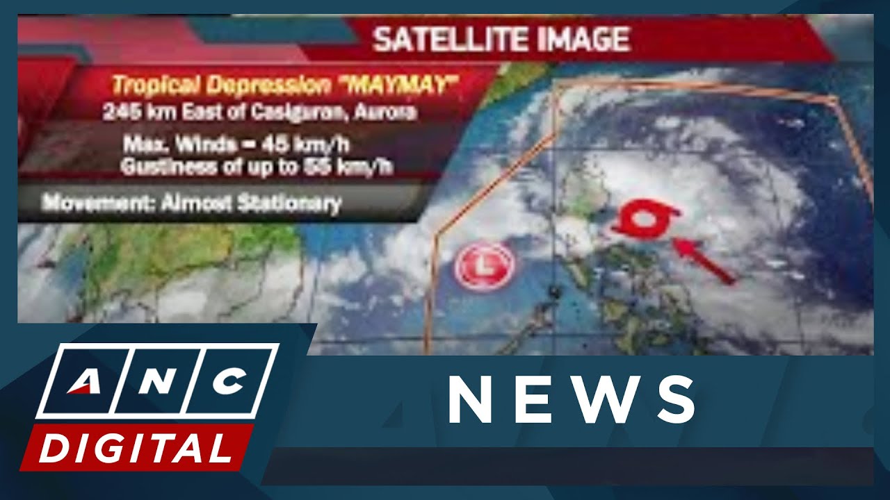 Maymay almost stationary off Casiguran Aurora  ANC