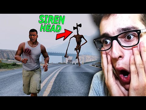 SİREN KAFA BENİ KOVALADI !! SİREN HEAD GTA 5'de GÖRDÜK !! (Gta 5 Siren Head Türkçe Mod)