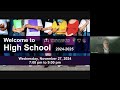 Opening Remarks All About High School Virtual Information Session 2024 Opening Remarks All About High School Virtual Information Session 2024