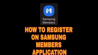 HOW TO REGISTER SAMSUNG MEMBERS APP. screenshot 3