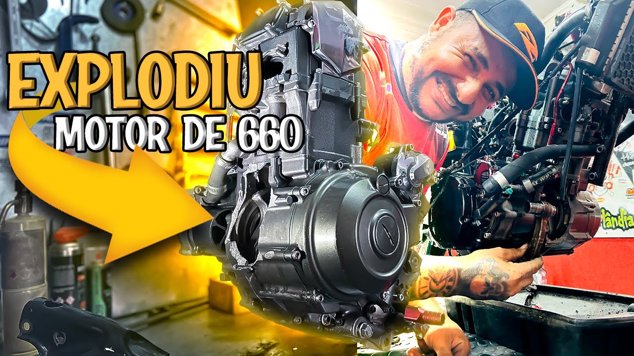 MOTOR DA XT 660 QUEBROU -  STRADA 660