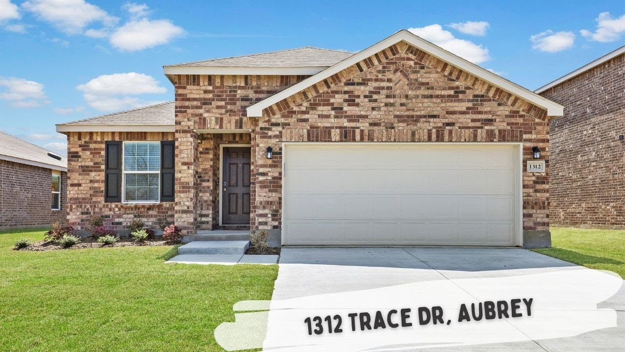 1312 Trace Dr, Aubrey, TX 76227 House for Sale YouTube