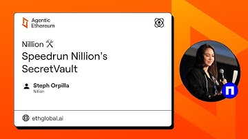 Nillion 🛠 Speedrun Nillion