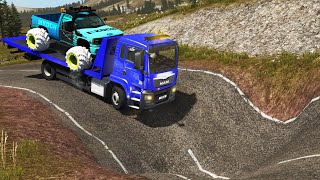 Trucks vs Potholes #1 | BeamNG.DRIVE