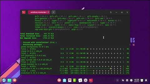 Install EndeavourOS Artemis Full Gnome Desktop using terminal.