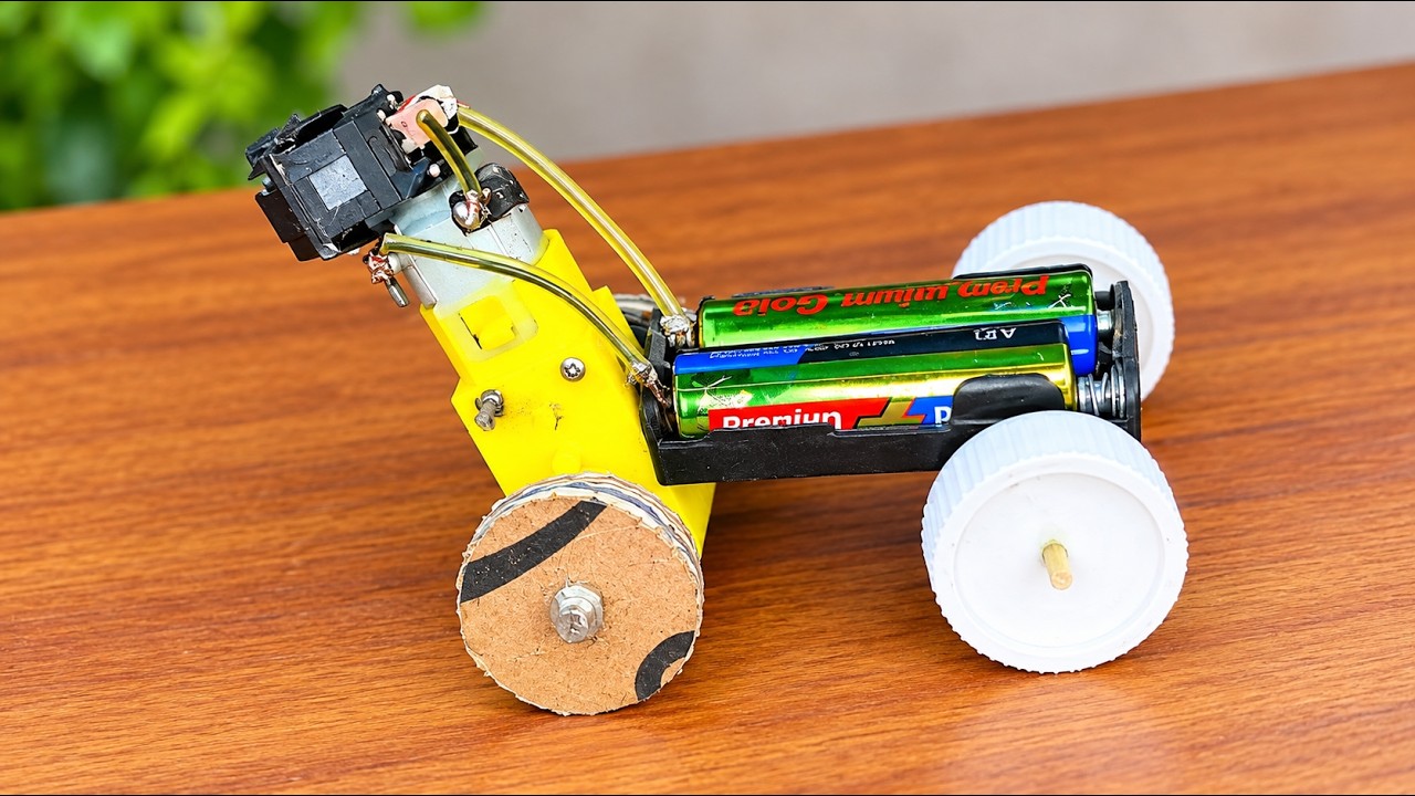 How to Make a Mini Electric Car at Home | DIY Mini Car 🚗 - YouTube