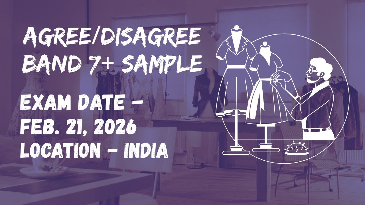 Solved Task 2 Question - Band 7+ Sample. Exam Date - Feb. 21, 2026 - IDP India #ieltsexam #writing