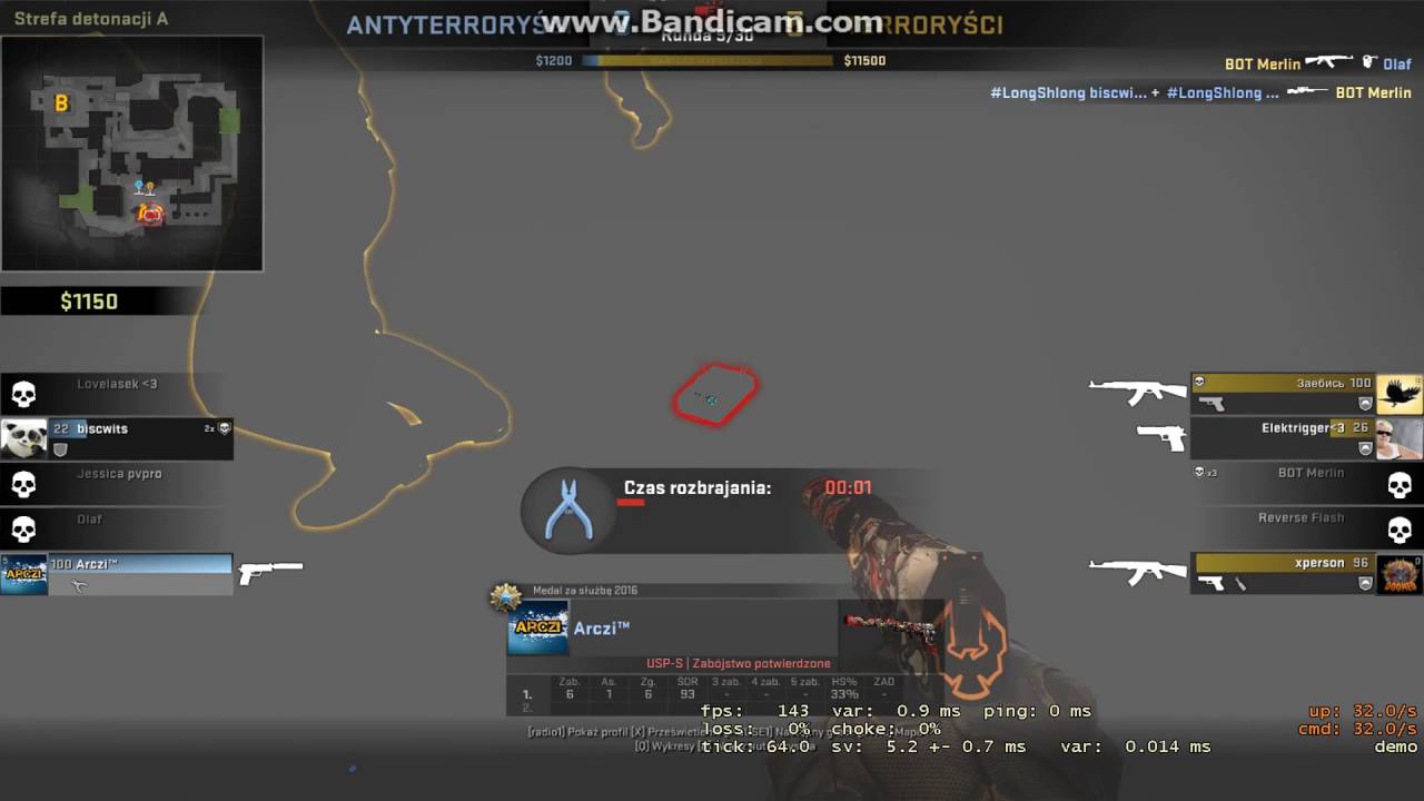 CS:GO Defusing Bomb by Arczi - YouTube