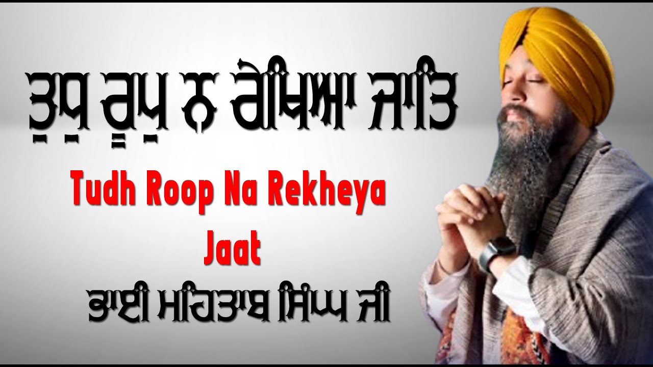 Tudh Roop Na Rekheya Jaat // Bhai Mehtab Singh Ji Jalandhar Wale