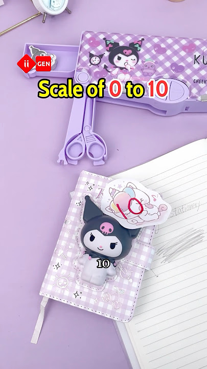 Do you like Kuromi 💜 #iigen #cute #stationery #kawaii #shorts #viral #sanrio