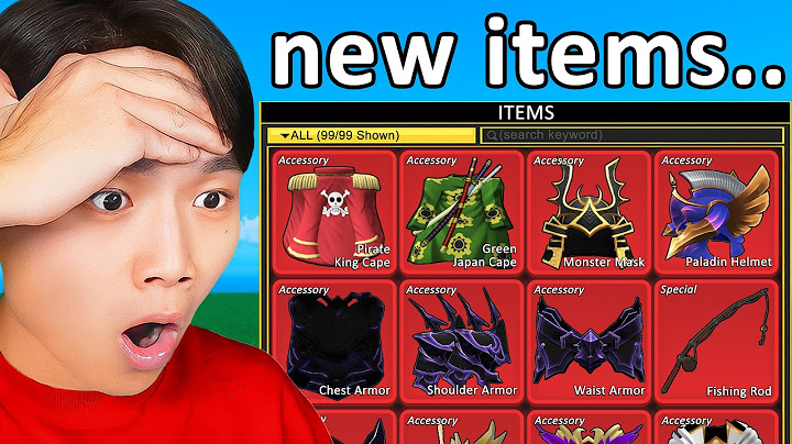 Blox Fruits Reworked EVERY Item