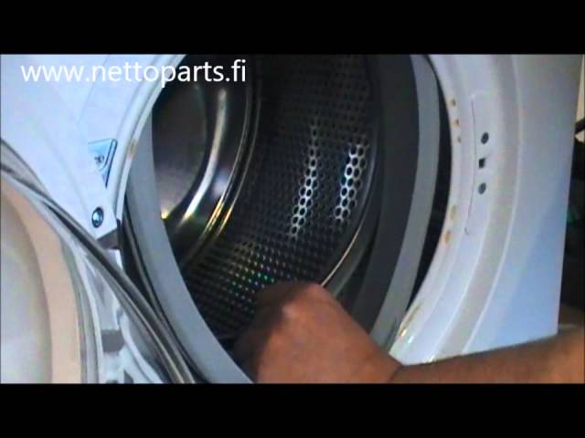 Video-opas: Vaihda pyykinpesukoneen kauluskumi | Näin teet sen! - YouTube