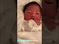 生後2日目のナナちゃん【はじめまして♪よろしくね】 #shorts  #赤ちゃん  #新生児